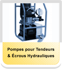 Pompes pour Tendeurs & Écrous Hydrauliques